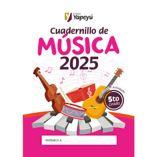 Cuadernillo de Música de 5to grado - Edición 2025